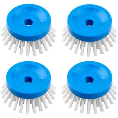 MR.SIGA Recambios Cepillo Mano Dosificador Jabón, 4 Unidades No raya, apto para utensilios de cocina antiadherentes MR.SIGA Recambios Cepillo Mano Dosificador Jabón, 4 Unidades No raya, apto para utensilios de cocina antiadherentes