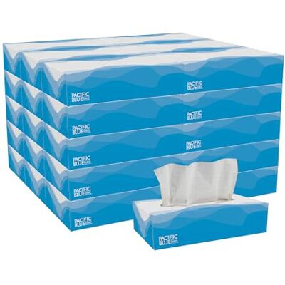 Georgia-Pacific preferencia blanco tejido facial 2-ply, soporte de caja, 8.85 "Longitud x 7.65" Ancho (caja de 30 cajas, 100 hojas por caja) Georgia-Pacific preferencia blanco tejido facial 2-ply, soporte de caja, 8.85 "Longitud x 7.65" Ancho (caja de 30 cajas, 100 hojas por caja)