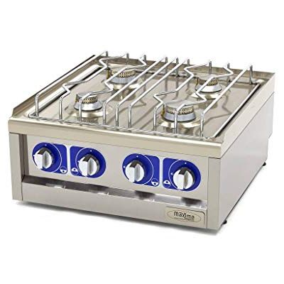Maxima Cocina de gas Commercial Clase Gastro – 600 x 600 mm de profundidad – 2 quemadores – 2 x 5000 W + 2 x 3500 W Maxima Cocina de gas Commercial Clase Gastro – 600 x 600 mm de profundidad – 2 quemadores – 2 x 5000 W + 2 x 3500 W
