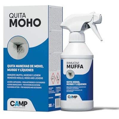 Camp - Rimuovi muffa igienizzante attivo istantaneo spray 300 ml - Cleaner Camp - Rimuovi muffa igienizzante attivo istantaneo spray 300 ml - Cleaner
