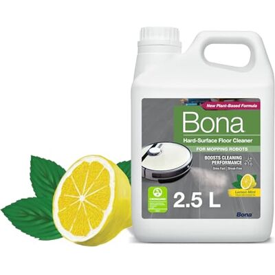 Bona Limpiasuelos de Superficies Duras Especial Robots, 2,5L Bona Limpiasuelos de Superficies Duras Especial Robots, 2,5L