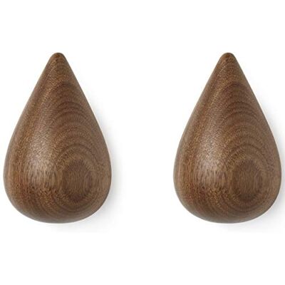 Normann Copenhagen Dropit Gancho de madera de nogal (9,3 x 8,7 x 6 cm), color marrón Normann Copenhagen Dropit Gancho de madera de nogal (9,3 x 8,7 x 6 cm), color marrón