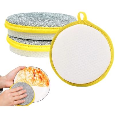 GlasFlength Multiusos Wire Dishwashing Rags 10 Unidades, paños de Alambre para Lavar Platos húmedos y Secos, Reutilizables, paños de Limpieza de Doble Cara, Esponja y Alambre GlasFlength Multiusos Wire Dishwashing Rags 10 Unidades, paños de Alambre para Lavar Platos húmedos y Secos, Reutilizables, paños de Limpieza de Doble Cara, Esponja y Alambre