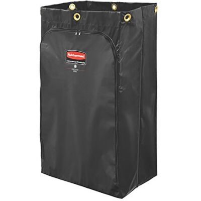Rubbermaid Commercial Executive Series Bolsa para carrito de limpieza, 24 galones, color negro Rubbermaid Commercial Executive Series Bolsa para carrito de limpieza, 24 galones, color negro