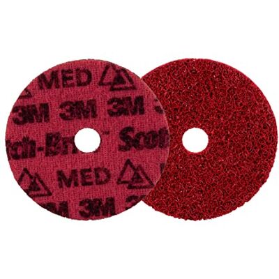 Scotch-Brite Precision Disco para la preparación de superficies, 100 mm x 16 mm, 25 por paquete Scotch-Brite Precision Disco para la preparación de superficies, 100 mm x 16 mm, 25 por paquete