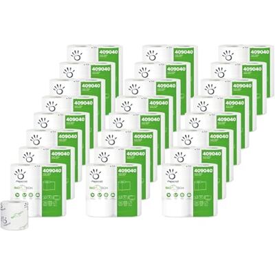 Papernet 409040 Papel higiénico Bio Tech 96 rollos (24 paquetes de 4 rollos) Papernet 409040 Papel higiénico Bio Tech 96 rollos (24 paquetes de 4 rollos)