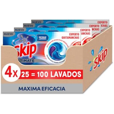 Skip Ultimate Nano Cápsulas Máxima Eficacia 25 lavados Skip Ultimate Nano Cápsulas Máxima Eficacia 25 lavados