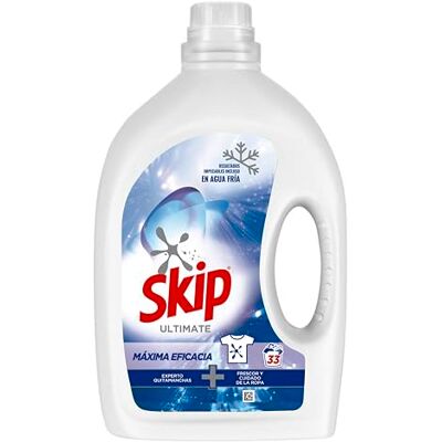 Skip Detergente líquido Ultimate Máxima eficacia 33 lavados Skip Detergente líquido Ultimate Máxima eficacia 33 lavados