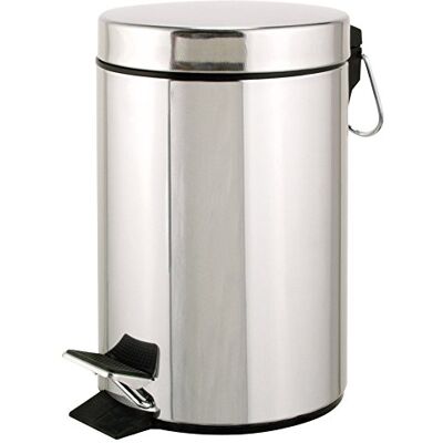 AXENTIA - Kosmetikeimer - 3 L - Acero inoxidable - Cubo de basura AXENTIA - Kosmetikeimer - 3 L - Acero inoxidable - Cubo de basura