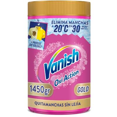 Vanish Gold Quitamanchas nuestra mejor fórmula en Polvo, sin Lejía, 1450gr Vanish Gold Quitamanchas nuestra mejor fórmula en Polvo, sin Lejía, 1450gr