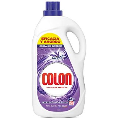 Colon Gel Lavanda, Detergente para la lavadora 120 lavados Colon Gel Lavanda, Detergente para la lavadora 120 lavados