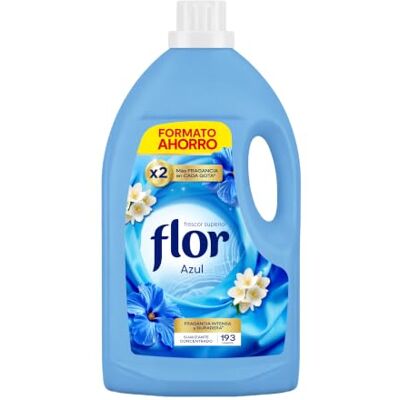Flor Suavizante para la ropa concentrado, Fragancia Azul, frescor superior 193 dosis Flor Suavizante para la ropa concentrado, Fragancia Azul, frescor superior 193 dosis