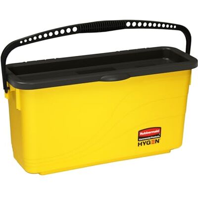 Rubbermaid Commercial Products Cubo de desinfección con Cierre hermético, Amarillo Rubbermaid Commercial Products Cubo de desinfección con Cierre hermético, Amarillo