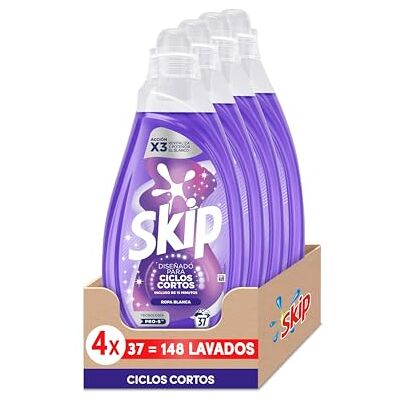 Skip Detergente Líquido Ciclos Cortos Ropa Blanca 37 Lav x 4 Skip Detergente Líquido Ciclos Cortos Ropa Blanca 37 Lav x 4