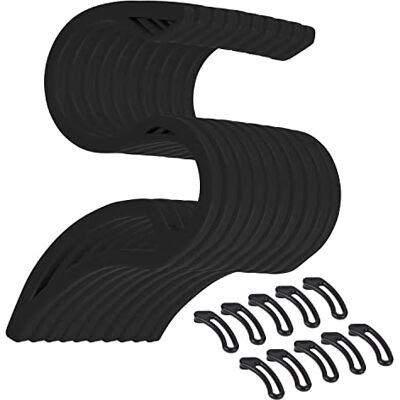 Venalli The Hook Perchas diseñadas para Sudaderas con Capucha (Paquete de 10, Negro) Venalli The Hook Perchas diseñadas para Sudaderas con Capucha (Paquete de 10, Negro)