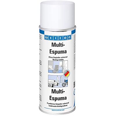 WEICON Spray Multi Espuma 400 ml Poderoso limpiador universal Blanco WEICON Spray Multi Espuma 400 ml Poderoso limpiador universal Blanco