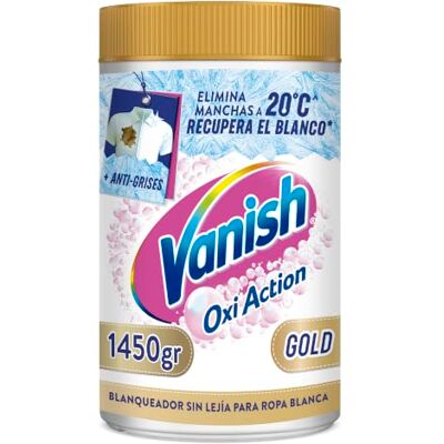 Vanish Oxi Advance Quitamanchas Multibeneficio Y Blanqueador Para Ropa Blanca, En Polvo, Sin Lejía, 1,2kg Vanish Oxi Advance Quitamanchas Multibeneficio Y Blanqueador Para Ropa Blanca, En Polvo, Sin Lejía, 1,2kg