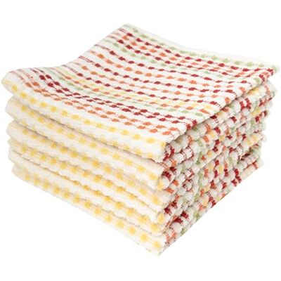 Ritz Pebble Cotton Terry Bar Mop Paño para Platos (6 Piezas) Ritz Pebble Cotton Terry Bar Mop Paño para Platos (6 Piezas)