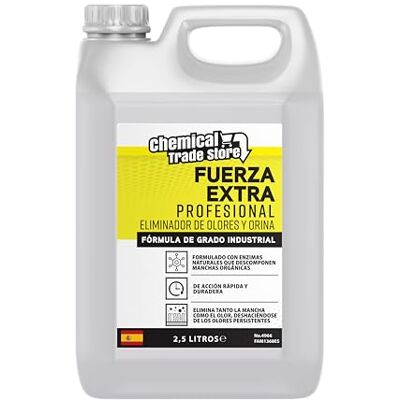 Chemical Trade Store Eliminador Profesional de Olores y Orina 2.5L – Limpiador Enzimático para Perros y Gatos – Elimina Manchas y Malos Olores en Alfombras, Moquetas, Sofás, Tapicerías, Camas para Mascotas y Suelos Duros Chemical Trade Store Eliminador Profesional de Olores y Orina 2.5L – Limpiador Enzimático para Perros y Gatos – Elimina Manchas y Malos Olores en Alfombras, Moquetas, Sofás, Tapicerías, Camas para Mascotas y Suelos Duros