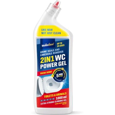 WoldoClean 2in1 Quitasarro WC Gel Antical Fuerte 1L Sarro de Orina WoldoClean 2in1 Quitasarro WC Gel Antical Fuerte 1L Sarro de Orina