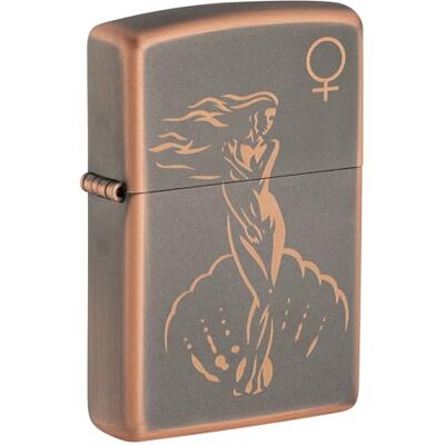 Zippo Sturmfeuerzeug Goddess Venus, Rustic Bronze, Laser Engrave Nachfüllbar Wiederverwendbar Windfestes Design Geschenkbox Made in USA Zippo Sturmfeuerzeug Goddess Venus, Rustic Bronze, Laser Engrave Nachfüllbar Wiederverwendbar Windfestes Design Geschenkbox Made in USA