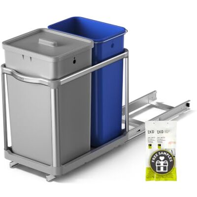 EKO DECO Cubo de basura para cocina Extraible 34 L + 24 L EKO DECO Cubo de basura para cocina Extraible 34 L + 24 L