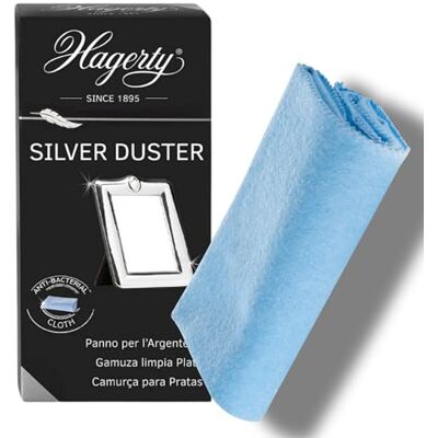 Hagerty Silver Duster Paño Limpia Plata con protección contra el óxido Tela de pulir de algodón impregnado eficaz para Limpiar jarrón de Plata Marco candelabros Centro y mas 55x35cm Hagerty Silver Duster Paño Limpia Plata con protección contra el óxido Tela de pulir de algodón impregnado eficaz para Limpiar jarrón de Plata Marco candelabros Centro y mas 55x35cm