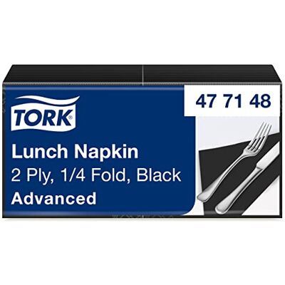 Tork 2000 Servilletas de Papel Negras, Papel, Negro, 34.80x43.30x34.60 cm Tork 2000 Servilletas de Papel Negras, Papel, Negro, 34.80x43.30x34.60 cm