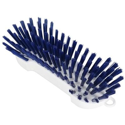 Kerbl Cepillo de Mano , Cepillo de Limpieza, Blanco/Azul, 20,5 cm x 6,5 cm, PP, cerdas PBT de 3 cm, Resistente al Calor hasta 140 °C Kerbl Cepillo de Mano , Cepillo de Limpieza, Blanco/Azul, 20,5 cm x 6,5 cm, PP, cerdas PBT de 3 cm, Resistente al Calor hasta 140 °C