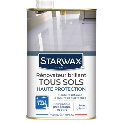 STARWAX renovateur brillante protector larga duree suelos Interieurs, 1 unidad STARWAX renovateur brillante protector larga duree suelos Interieurs, 1 unidad