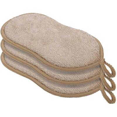 Oggi Bambou Esponjas de Cocina Naturales para Platos, 91% Fibra de celulosa de rayón derivada de bambú, Reutilizables, absorbentes, higiénicas, duraderas, antiarañazos, Lavables, 3 Piezas, 7 x 4 Oggi Bambou Esponjas de Cocina Naturales para Platos, 91% Fibra de celulosa de rayón derivada de bambú, Reutilizables, absorbentes, higiénicas, duraderas, antiarañazos, Lavables, 3 Piezas, 7 x 4