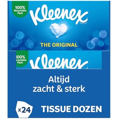 Kleenex Tejidos originales de 1728 Tissues 24 x 72 piezas Paquete de beneficios Kleenex Tejidos originales de 1728 Tissues 24 x 72 piezas Paquete de beneficios