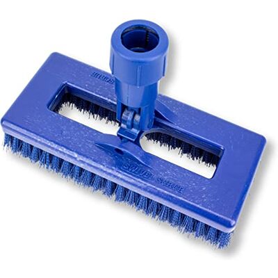 SPARTA Cepillo Rectangular de poliéster, Cepillo de Suelo, Cepillo de Limpieza con Cabezal Giratorio para Limpieza, 8 Pulgadas, Color Azul SPARTA Cepillo Rectangular de poliéster, Cepillo de Suelo, Cepillo de Limpieza con Cabezal Giratorio para Limpieza, 8 Pulgadas, Color Azul