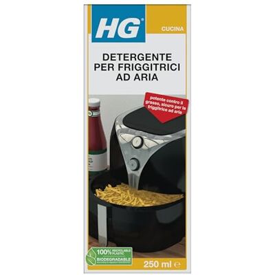 HG Limpiador De Air Fryer, Desengrasante Potente Para Grasa Persistente, No Daña, 250 ml HG Limpiador De Air Fryer, Desengrasante Potente Para Grasa Persistente, No Daña, 250 ml
