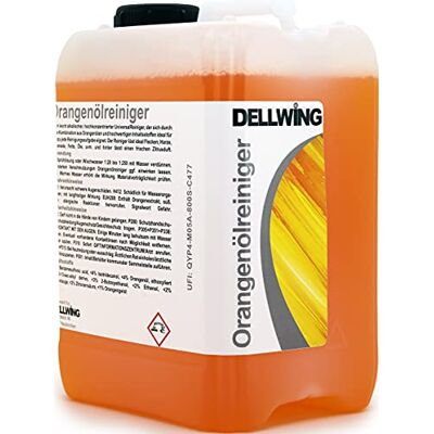 DELLWING Limpiador concentrado de aceite de naranja de 2,5 l con dosificador – Limpiador concentrado de naranja prémium/Limpiador universal con aroma cítrico para eliminar manchas DELLWING Limpiador concentrado de aceite de naranja de 2,5 l con dosificador – Limpiador concentrado de naranja prémium/Limpiador universal con aroma cítrico para eliminar manchas