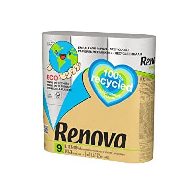 JPG RENOVA - Renova - 3 capas - 100% reciclado - toilet paper JPG RENOVA - Renova - 3 capas - 100% reciclado - toilet paper