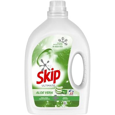 Skip Ultimate Aloe Vera Detergente líquido, 33 lavados Skip Ultimate Aloe Vera Detergente líquido, 33 lavados