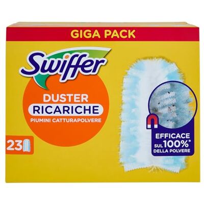 Swiffer Duster Plumero recargas, 23 Unidades, Captura y retiene 3 x más Polvo y Cabello Que un Plumero Tradicional, Limpia sin dispersar el Polvo, Mango se Vende por Separado Swiffer Duster Plumero recargas, 23 Unidades, Captura y retiene 3 x más Polvo y Cabello Que un Plumero Tradicional, Limpia sin dispersar el Polvo, Mango se Vende por Separado