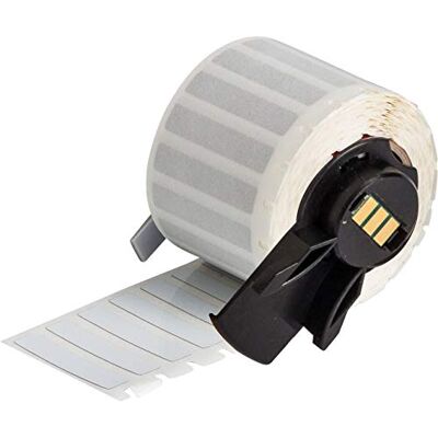 Brady B-717 Etiqueta, brillante, poliimida disipadora estática, 0.250 pulgadas de alto x 1.250 pulgadas de ancho, blanco, 750/rollo (Paquete de 750) Brady B-717 Etiqueta, brillante, poliimida disipadora estática, 0.250 pulgadas de alto x 1.250 pulgadas de ancho, blanco, 750/rollo (Paquete de 750)