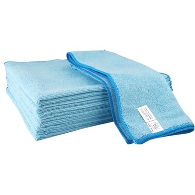 IDEA HOME Paquete de 8 Bayetas de Microfibra XXL 50x60 cm – Paño de Limpieza Absorbente y Resistente – Trapo Multiusos sin Rayas para Suelo, Cocina y Baño, Azul IDEA HOME Paquete de 8 Bayetas de Microfibra XXL 50x60 cm – Paño de Limpieza Absorbente y Resistente – Trapo Multiusos sin Rayas para Suelo, Cocina y Baño, Azul