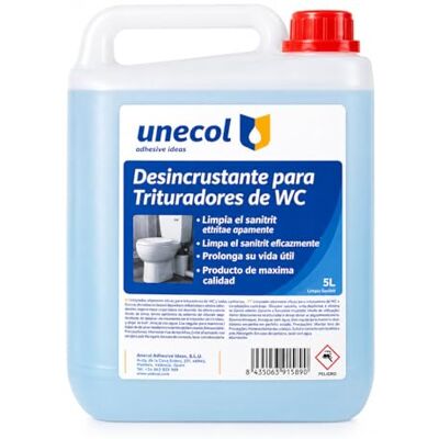 Galyon UNECOL Desincrustante WC Triturador 5L Antical Potente para Inodoro Sanitrit Limpieza Profunda y Mantenimiento Triturador Sanitario Elimina Cal Previene Averías Galyon UNECOL Desincrustante WC Triturador 5L Antical Potente para Inodoro Sanitrit Limpieza Profunda y Mantenimiento Triturador Sanitario Elimina Cal Previene Averías