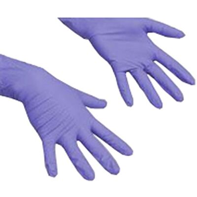 Vileda Professional , Guantes de nitrilo LiteTuff, 100 unidades, CE III, L Vileda Professional , Guantes de nitrilo LiteTuff, 100 unidades, CE III, L