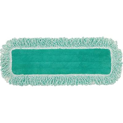 Rubbermaid Commercial Products Rubbermaid Commercial FGQ42400GR00 HYGEN Almohadilla de Microfibra para mopa de Pasillo, Seca, de una Cara, 24 Pulgadas, Verde, 24", Verde, 1 Rubbermaid Commercial Products Rubbermaid Commercial FGQ42400GR00 HYGEN Almohadilla de Microfibra para mopa de Pasillo, Seca, de una Cara, 24 Pulgadas, Verde, 24", Verde, 1