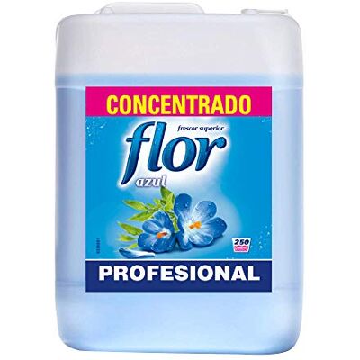 Flor Profesional Suavizante para la ropa concentrado, aroma azul 250 dosis Flor Profesional Suavizante para la ropa concentrado, aroma azul 250 dosis