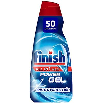 Finish All in 1 Max Power Gel para lavavajillas 50 dosis Finish All in 1 Max Power Gel para lavavajillas 50 dosis