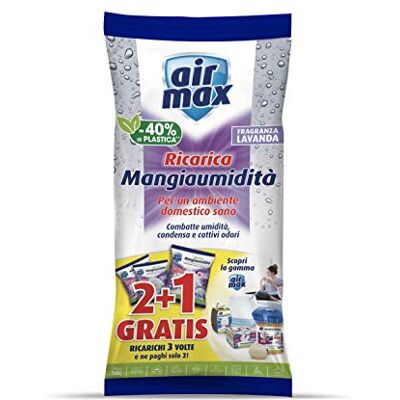 Air Max Airmax Recambios de sales para kit absorbente de humedad, 1,35 kg Air Max Airmax Recambios de sales para kit absorbente de humedad, 1,35 kg