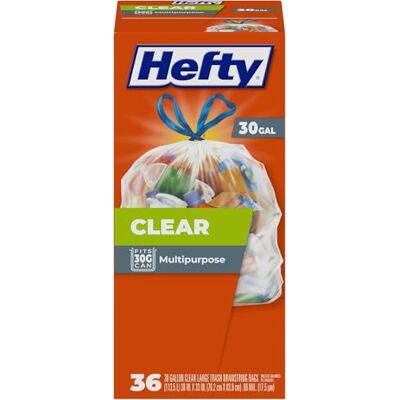 Hefty Bolsas de basura de reciclaje, 36 unidades Hefty Bolsas de basura de reciclaje, 36 unidades