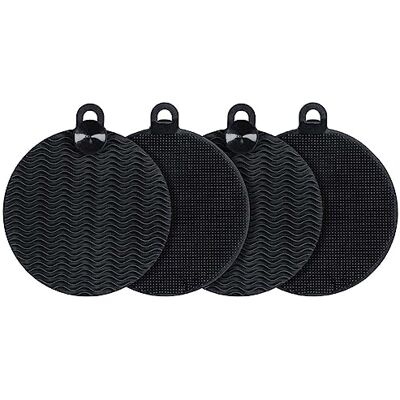 Maximex Esponjas de Silicona Redondas, 4 Unidades, Color Negro, fácil y Suave, 12 x 1,5 x 14 cm, Color Negro Maximex Esponjas de Silicona Redondas, 4 Unidades, Color Negro, fácil y Suave, 12 x 1,5 x 14 cm, Color Negro