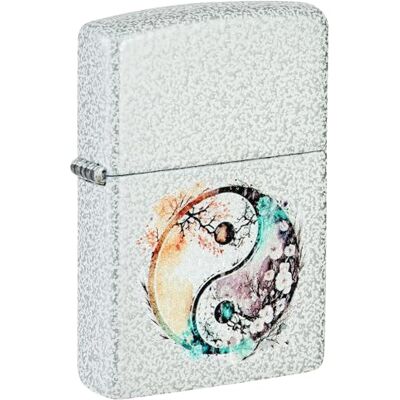 Zippo Encendedor Yin Yang Coleccionable Unisex Blanco Zippo Encendedor Yin Yang Coleccionable Unisex Blanco