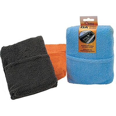 Briancasa Esponja para encimeras de Cocina Isa de Microfibra con Bolsillo 17 x 13 x 4 cm, Multicolor, Unica Briancasa Esponja para encimeras de Cocina Isa de Microfibra con Bolsillo 17 x 13 x 4 cm, Multicolor, Unica
